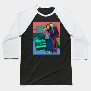Bonnie and Clyde Pop Art Baseball T-Shirt
